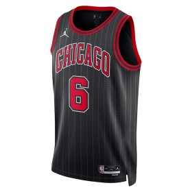 Camiseta Hombre Chicago Bulls Alex Caruso 6 2022-23 Jordan Statement Edition Negro Swingman